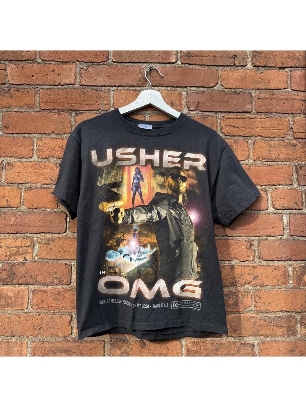 vintage usher OMG tour t shirt 2010 M